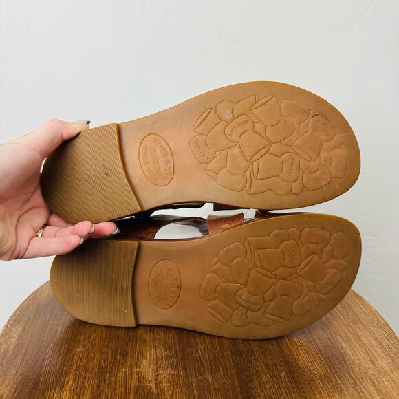 Kork-ease Nara Tan Leather Strappy Flat Sandals Women’s Size 7 - Picture 7 of 11